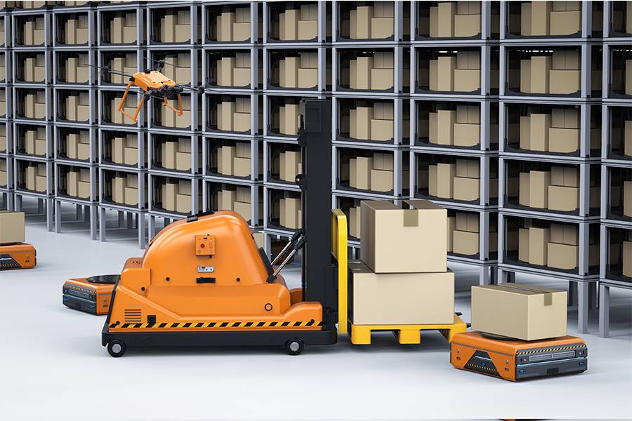 91香蕉在线播放攜手倉儲AGV，實現物流倉儲設施的“變形記”